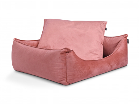 Hundebett Dreamcollection Velvetline Lachs
