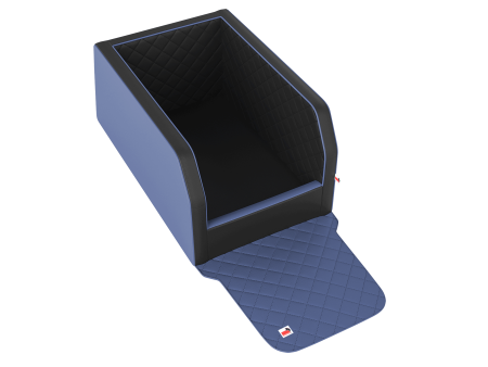 Auto Vordersitz Hundebett Travelmat VS Duo Plus navyblack Gr M
