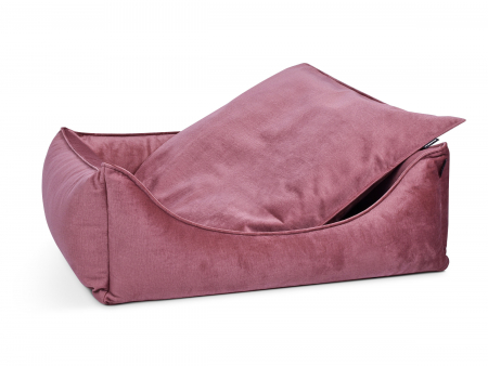 Hundebett Dreamcollection Velvetline rosa