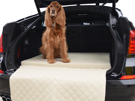 Auto Hundematratze Travelmat City Hunde-Reisebett 110 x 90 cm creme