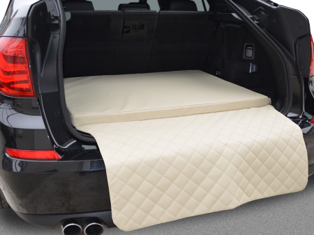 Auto Hundematratze Travelmat City Hunde-Reisebett 110 x 90 cm creme