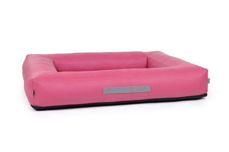 Montreal Hundebett Kunstleder pink 110x90 cm