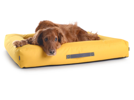 Montreal Hundebett Nylon 130x110 cm gelb
