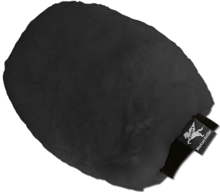 Putzhandschuh Lammfell anthrazit dunkelgrau
