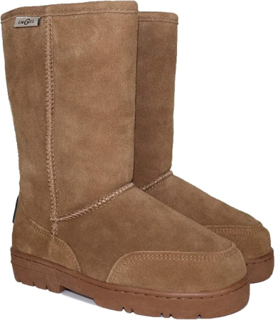 Stiefel Lammfellstiefel beige