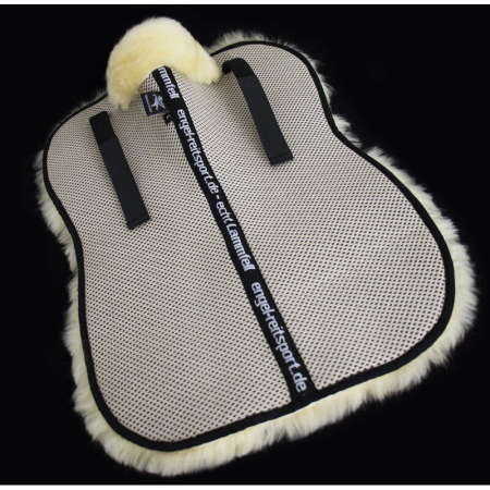 AirTec V-Line Lammfell Sattelkissen Fellkranz vorne med-3