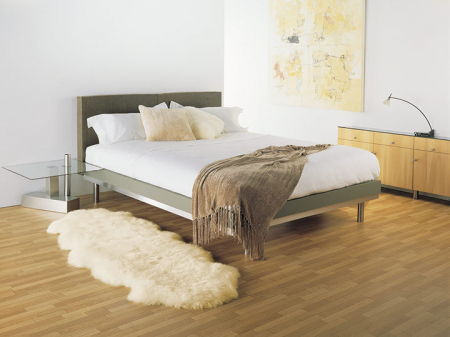 Schaffell Teppich 2-fach 180 x 60 cm creme