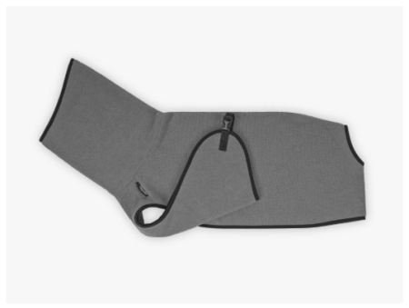 Hunde Bademantel SILBER