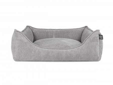 Hundebett Dreamer Cordline 90x70 cm GRAU-1
