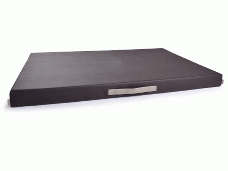 Select+ Hundematte Kunstleder braun 80x60x8 cm