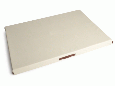 Select+ Hundematte Kunstleder creme 140x100x8 cm