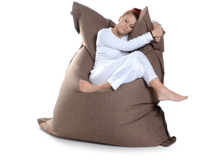 Juubag-classic- softline Sitzsack 120x95 hellbraun