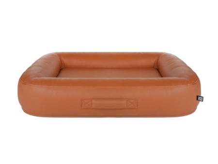 Hundebett Loui Kunstleder Kupfer