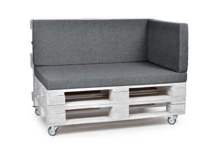 Palettenkissen-Seitenkissen-Softline 72x42x8 grau