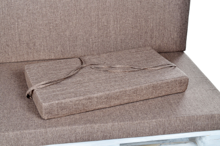 Palettenkissen-Seitenkissen-Softline 72x42x8 hellbraun