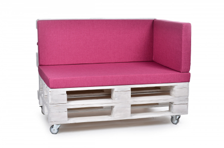 Palettenkissen-Seitenkissen-Softline 72x42x8 pink