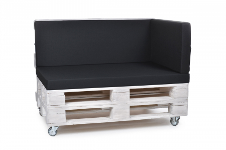 Palettenkissen-Seitenkissen-Softline 72x42x8 schwarz