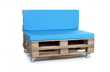 Palettenrückenkissen Sunline Uni 120x42x8 blau-1