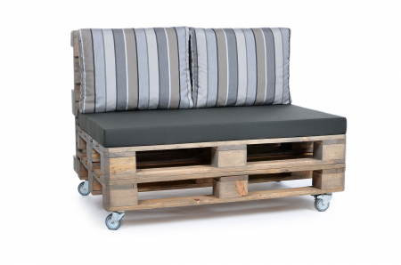 Palettenrückenkissen Sunline Stripes 60x44x20 taupe-1