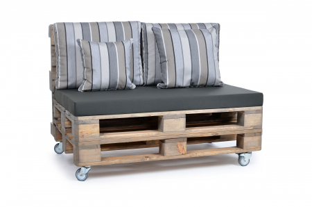 Palettenrückenkissen Sunline Stripes 60x44x20 taupe-2