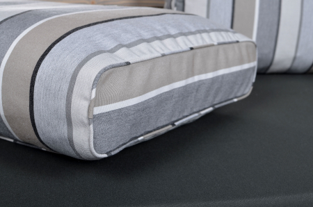 Palettenrückenkissen Sunline Stripes 60x44x20 taupe-3
