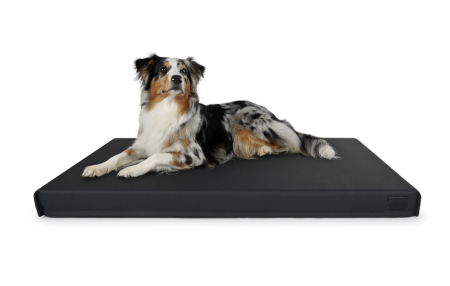 TIERVITAL NATURPRODUKTE - Auto Hundebett Travelmat Plus Kunstleder 110x90  schwarz