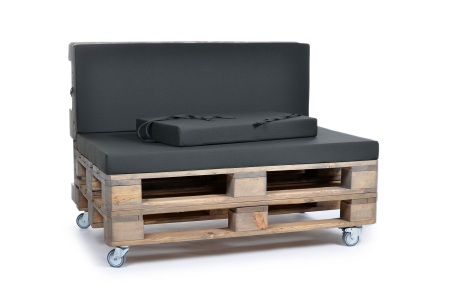 Palettenseitenrückenkissen Sunline Uni 72x42x8 anthrazit-1