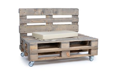 Palettenseitenrückenkissen Sunline Uni 72x42x8 creme-2