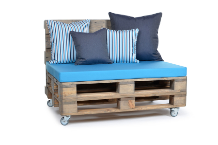 Palettenkissen Sunline Uni 120x80x8 blau-1