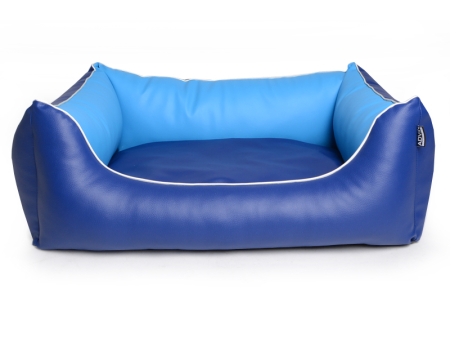ADViN Kunstleder Hundebett terra-creme 110 x 90 cm