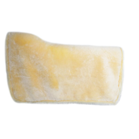 Lammfell Westernpad Square schwarz-med