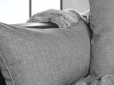 Dekokissen Alye Softline grau