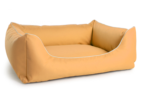 Hundebett Arpad Nylongewebe 110x90 cm gelb