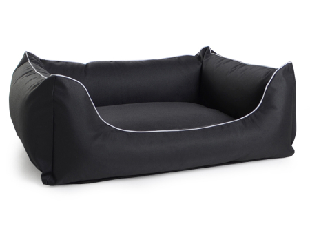 Hundebett Arpad Nylongewebe 110x90 cm schwarz