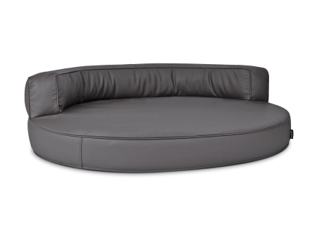 Atlanta Select+ Kunstleder Hundebett grau 70x50 cm-2