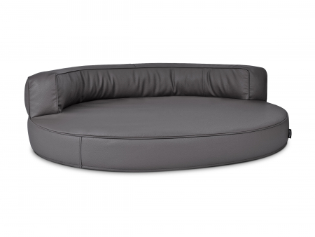 Atlanta Select+ Kunstleder Hundebett grau 130x110 cm-2