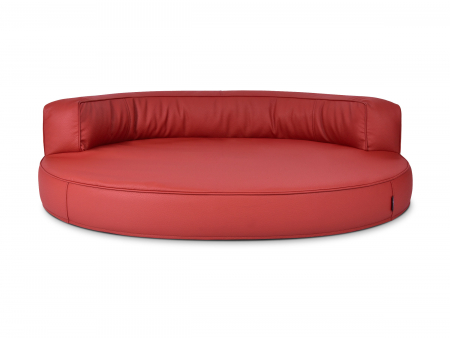 Atlanta Select+ Kunstleder Hundebett rot 130x110 cm-2