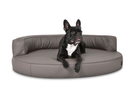 Atlanta Select+ Kunstleder Hundebett taupe 90x70 cm