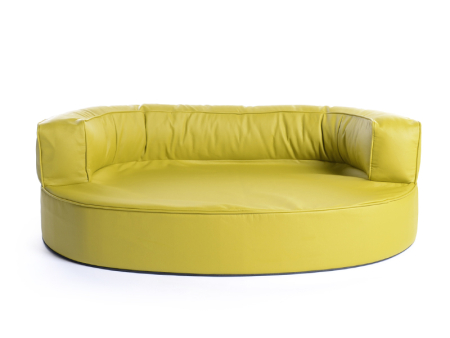 Hundebett Atlanta Kunstleder 90x70 cm kiwi