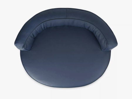 Hundebett Atlanta Kunstleder 70x50 cm marine-1