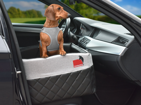Auto Vordersitz Hundebett Travelmat VS ONE silverlineblack  Gr M
