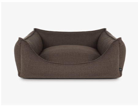 Hundebett Dreamcollection Struqturo 70x50 cm braun