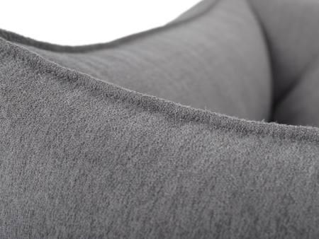 Hundebett Dreamcollection Select+ Luxuryline grau 110x90 cm-3