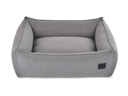 Hundebett Dreamcollection Select+ Luxuryline grau 110x90 cm-4