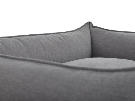 Hundebett Dreamcollection Select+ Luxuryline grau 110x90 cm-6