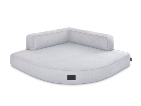 Hundebett Esquina Select+ 100x100 silber-3