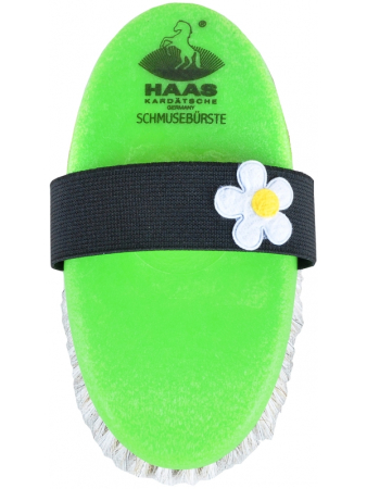 Haas Pferde Schmusebürste Blümchen