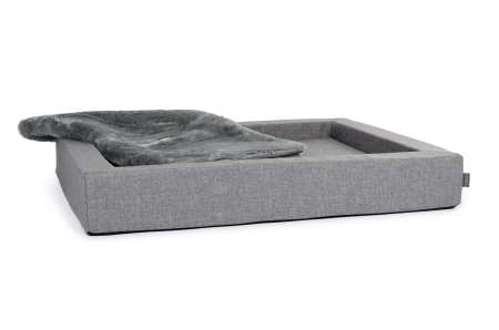 Harko Hundebett Softline silber 80x60 cm