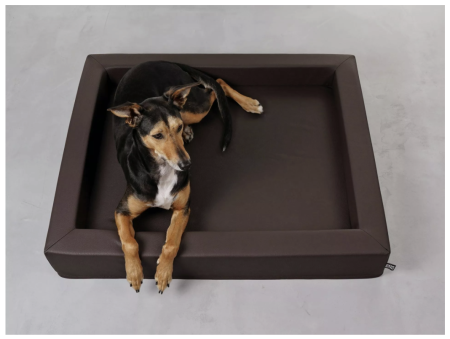 Harko Hundebett Kunstleder braun