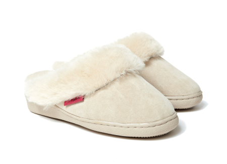 Lammfell Pantoffel Korfu beige in den Größen von 35 bis 48